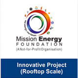 Mission Energy Foundation - Innovative Project (Rooftop Scale) award logo