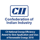 CII National Energy Efficiency Awards 2018 - Best Application and Uses of Renewable Energy logo