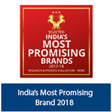 India's Most Promising Brand 2018 award logo
