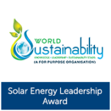 World Sustainability™ Solar Energy Leadership Award logo