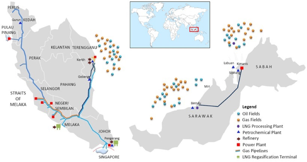 Petronas Around The World Map